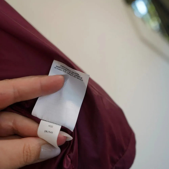 Air Jordan Oversized Puffer Jacket Men's Large Bordeaux - Picture 9 of 12